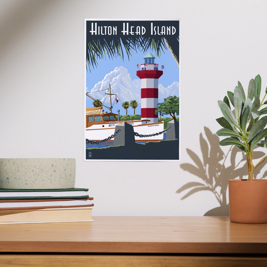 Hilton Head Island, South Carolina, Harbour Town Lighthouse, Art & Giclee Prints - Lantern Press