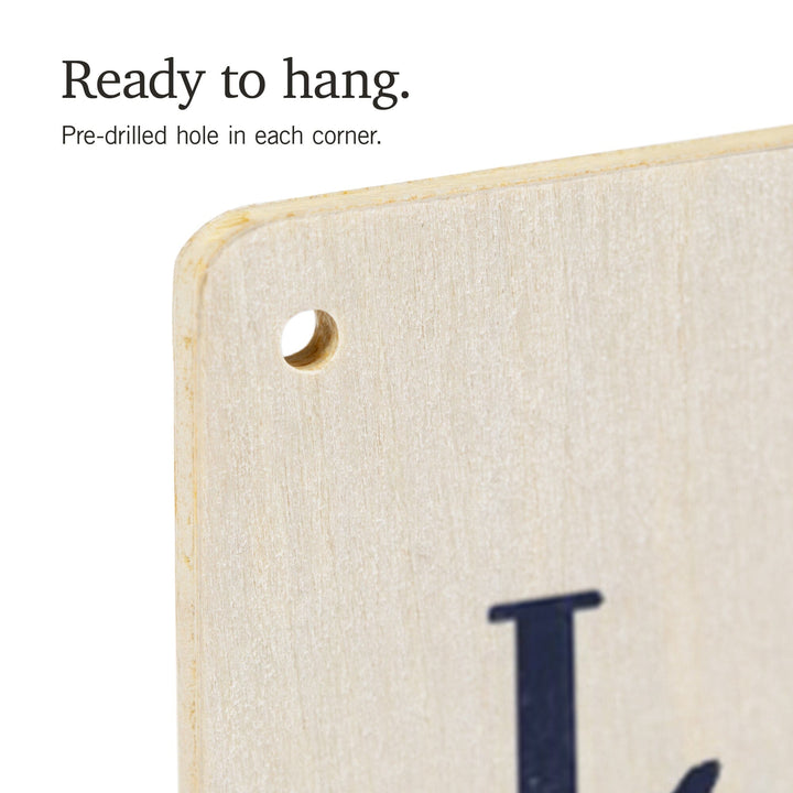 Hilton Head, South Carolina, Latitude & Longitude (Blue), Lantern Press Artwork, Wood Signs and Postcards - Lantern Press