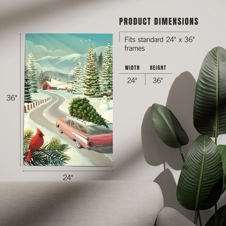 Holiday Tradition, Christmas Tree Farm, Art & Giclee Prints Art Lantern Press