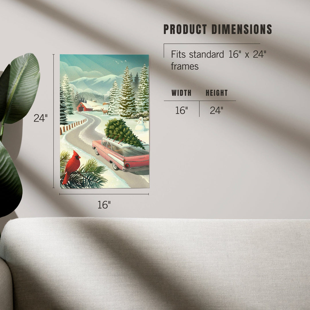 Holiday Tradition, Christmas Tree Farm, Art & Giclee Prints Art Lantern Press