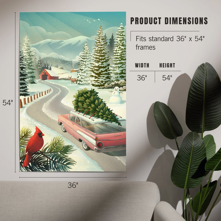 Holiday Tradition, Christmas Tree Farm, Art & Giclee Prints Art Lantern Press