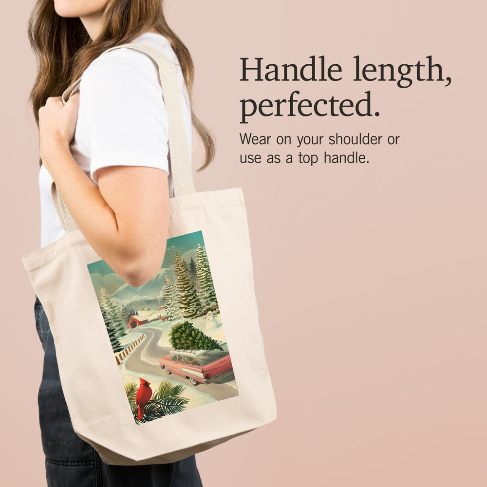 Holiday Tradition, Christmas Tree Farm, Tote Bag Totes Lantern Press