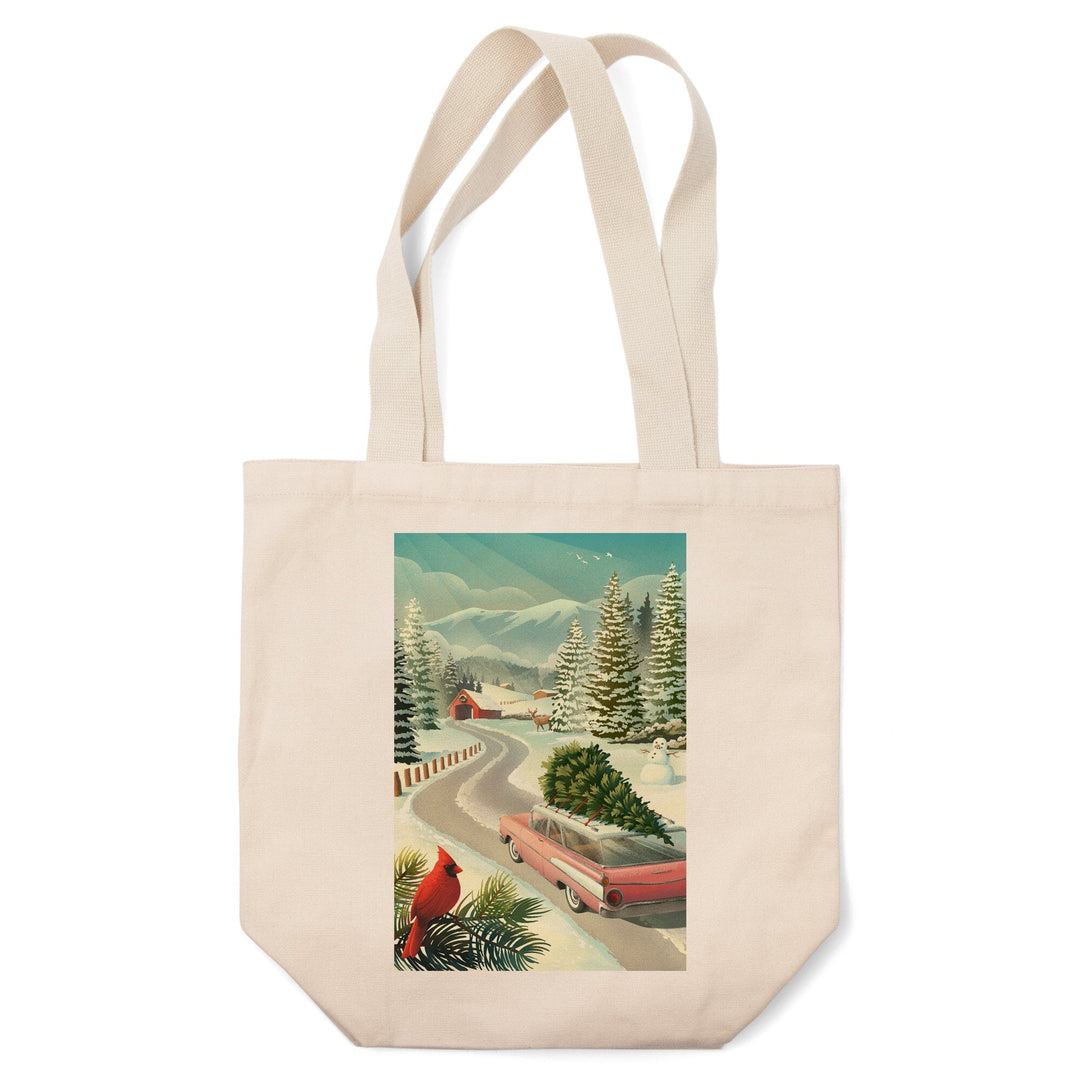 Holiday Tradition, Christmas Tree Farm, Tote Bag Totes Lantern Press