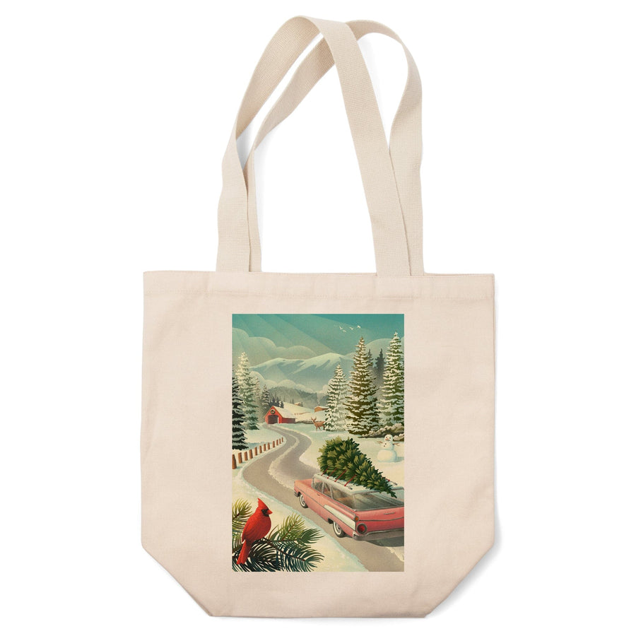 Holiday Tradition, Christmas Tree Farm, Tote Bag Totes Lantern Press