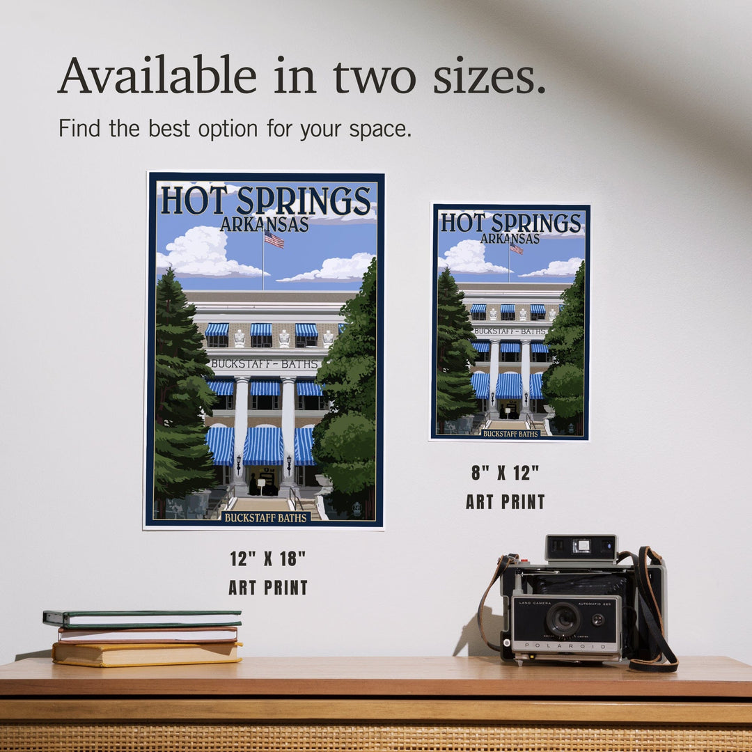Hot Springs National Park, Arkansas, Buckstaff Bathhouse, Art & Giclee Prints - Lantern Press
