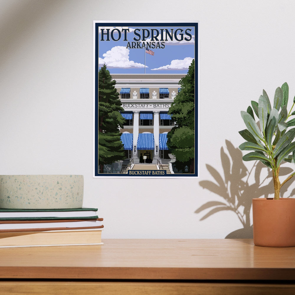 Hot Springs National Park, Arkansas, Buckstaff Bathhouse, Art & Giclee Prints - Lantern Press