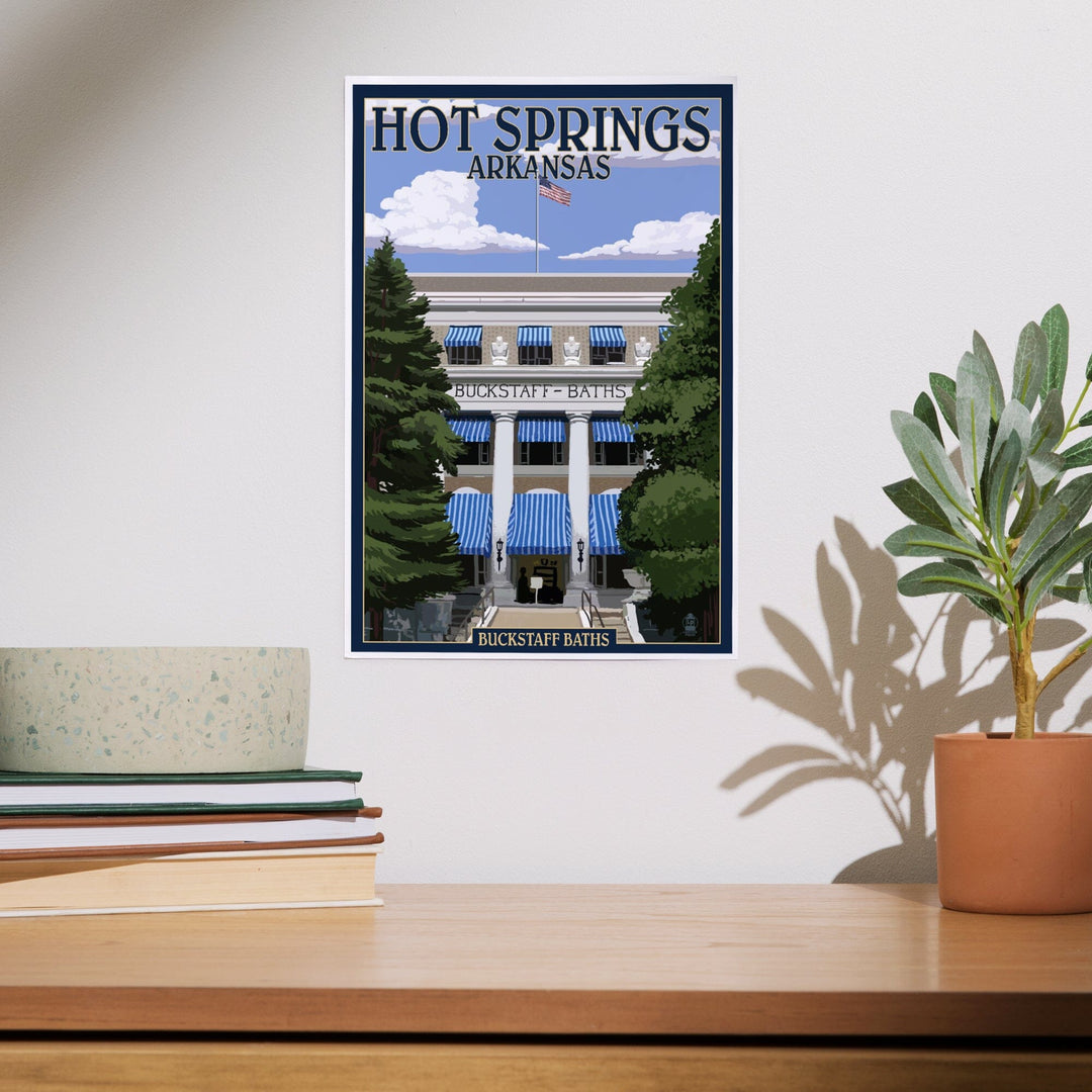Hot Springs National Park, Arkansas, Buckstaff Bathhouse, Art & Giclee Prints - Lantern Press