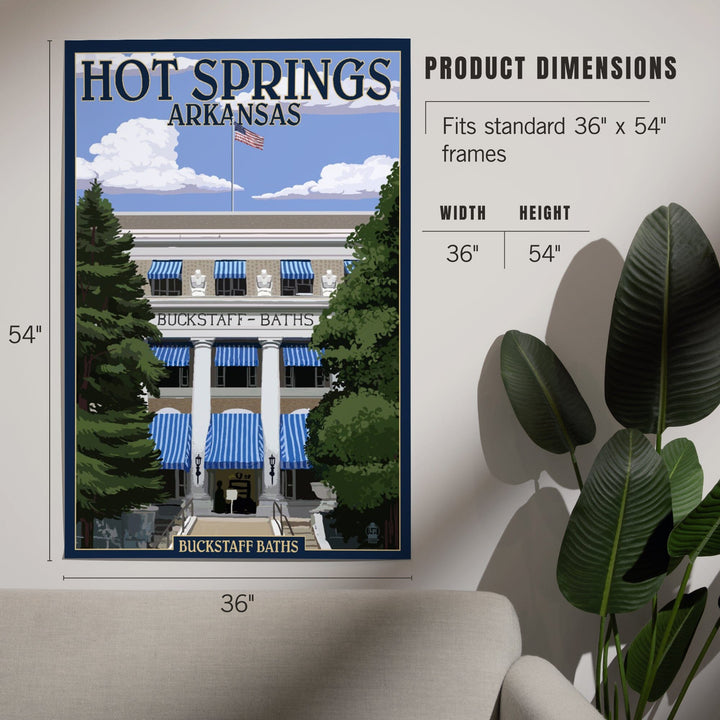 Hot Springs National Park, Arkansas, Buckstaff Bathhouse, Art & Giclee Prints - Lantern Press