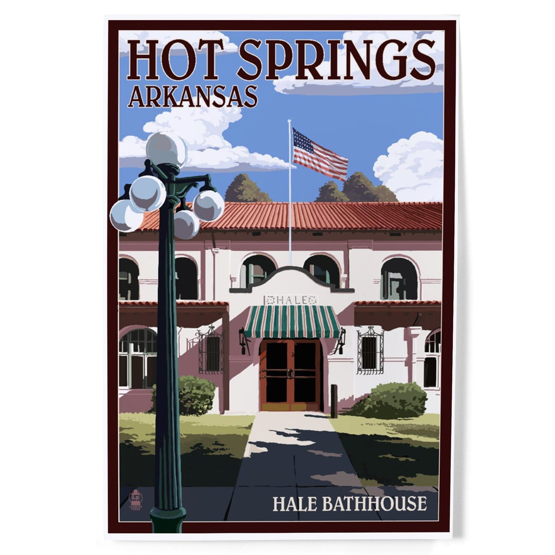 Hot Springs National Park, Arkansas, Hale Bathhouse, Art & Giclee Prints - Lantern Press