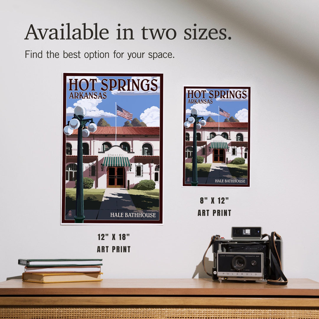 Hot Springs National Park, Arkansas, Hale Bathhouse, Art & Giclee Prints - Lantern Press