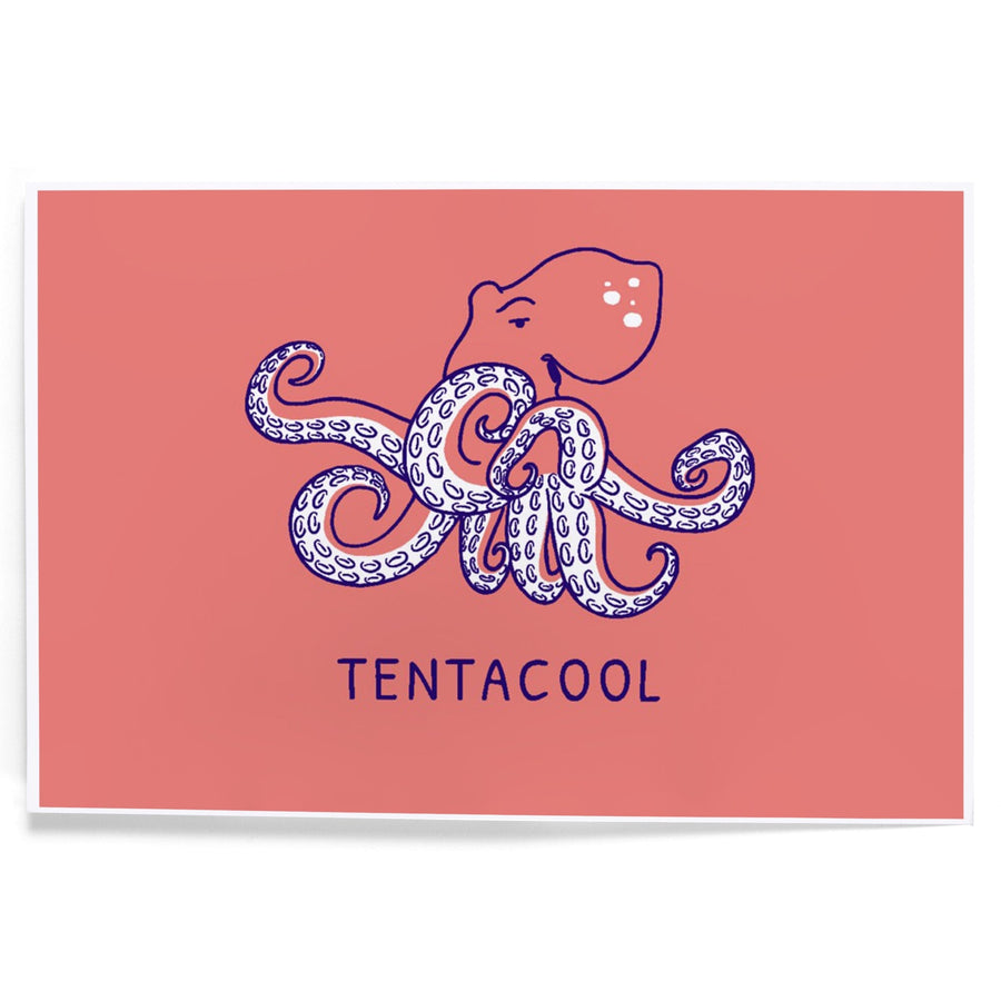 Humorous Animals Collection, Octopus, Tentacool, Art & Giclee Prints - Lantern Press