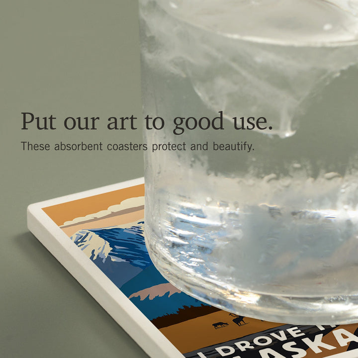 I drove the Alaska Highway, Coasters Coasters Lantern Press