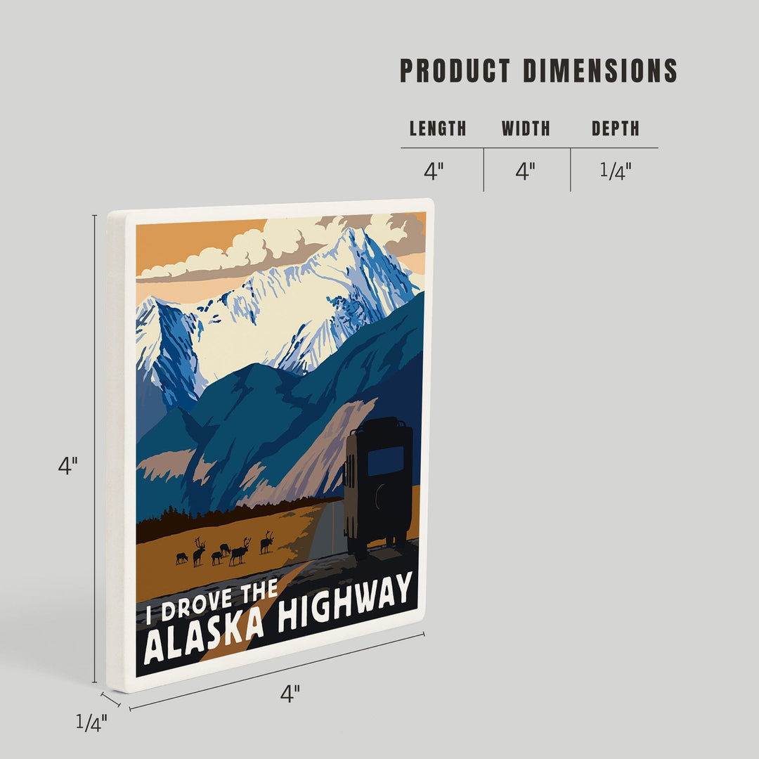 I drove the Alaska Highway, Coasters Coasters Lantern Press