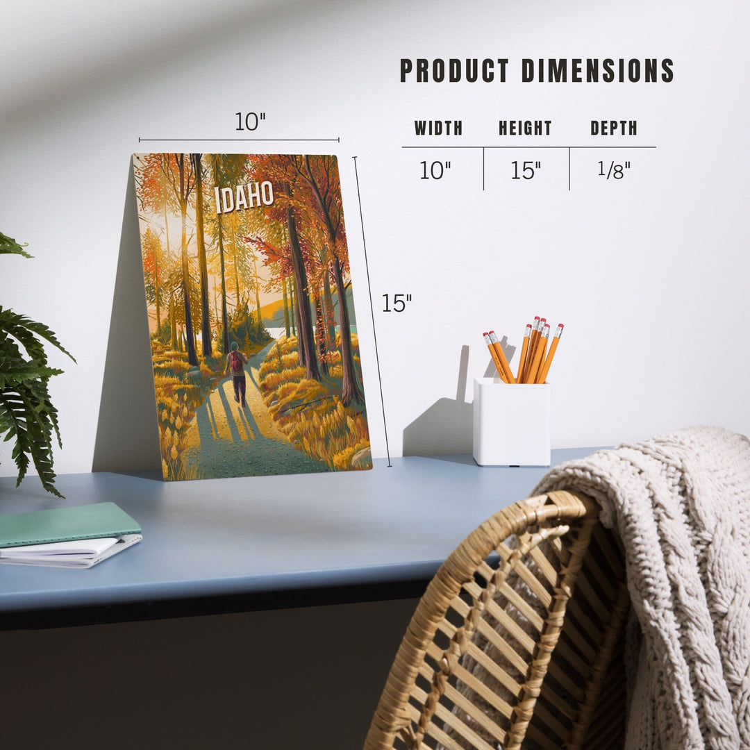 Idaho, Walk In The Woods, Day Hike, Wood Signs and Postcards Wood Lantern Press