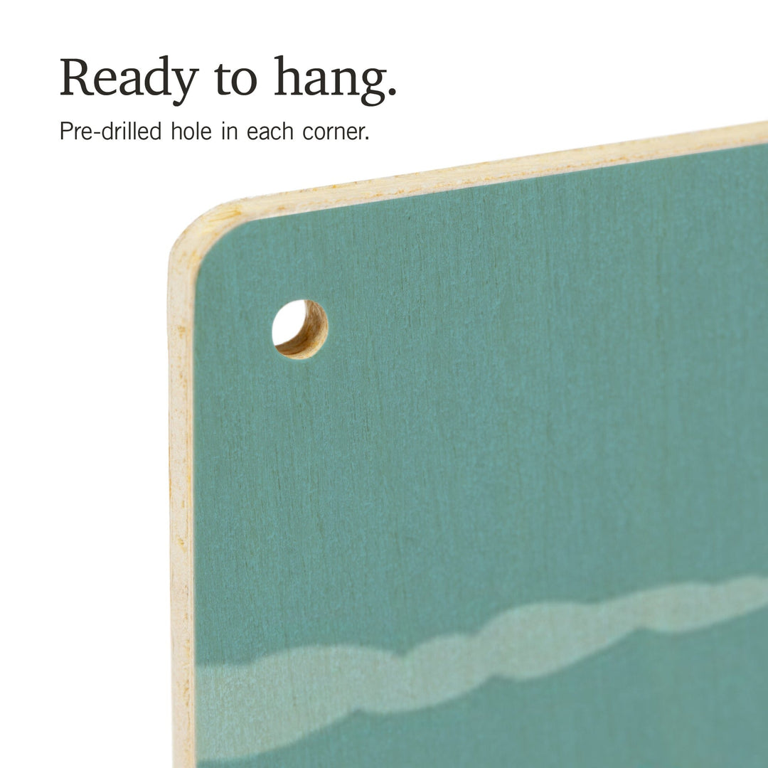 Indiana, Michigan City Lighthouse and Pier, Lantern Press Artwork, Wood Signs and Postcards - Lantern Press