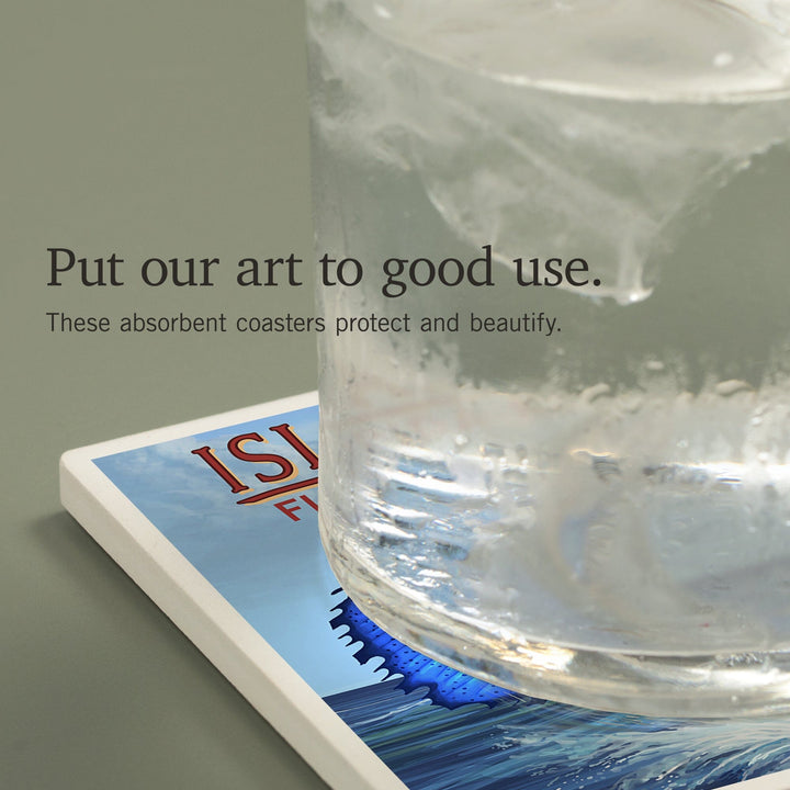 Islamorada, Florida Keys, Sailfish Scene, Coasters Coasters Lantern Press