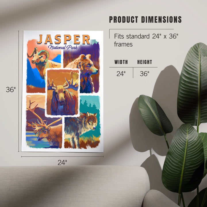 Jasper National Park, Canada, Vivid Animals, Art & Giclee Prints - Lantern Press