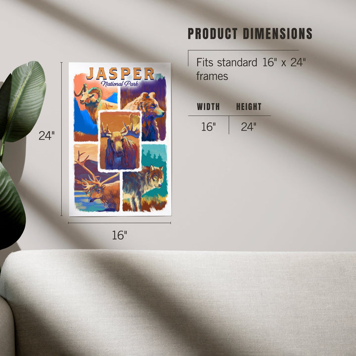 Jasper National Park, Canada, Vivid Animals, Art & Giclee Prints - Lantern Press