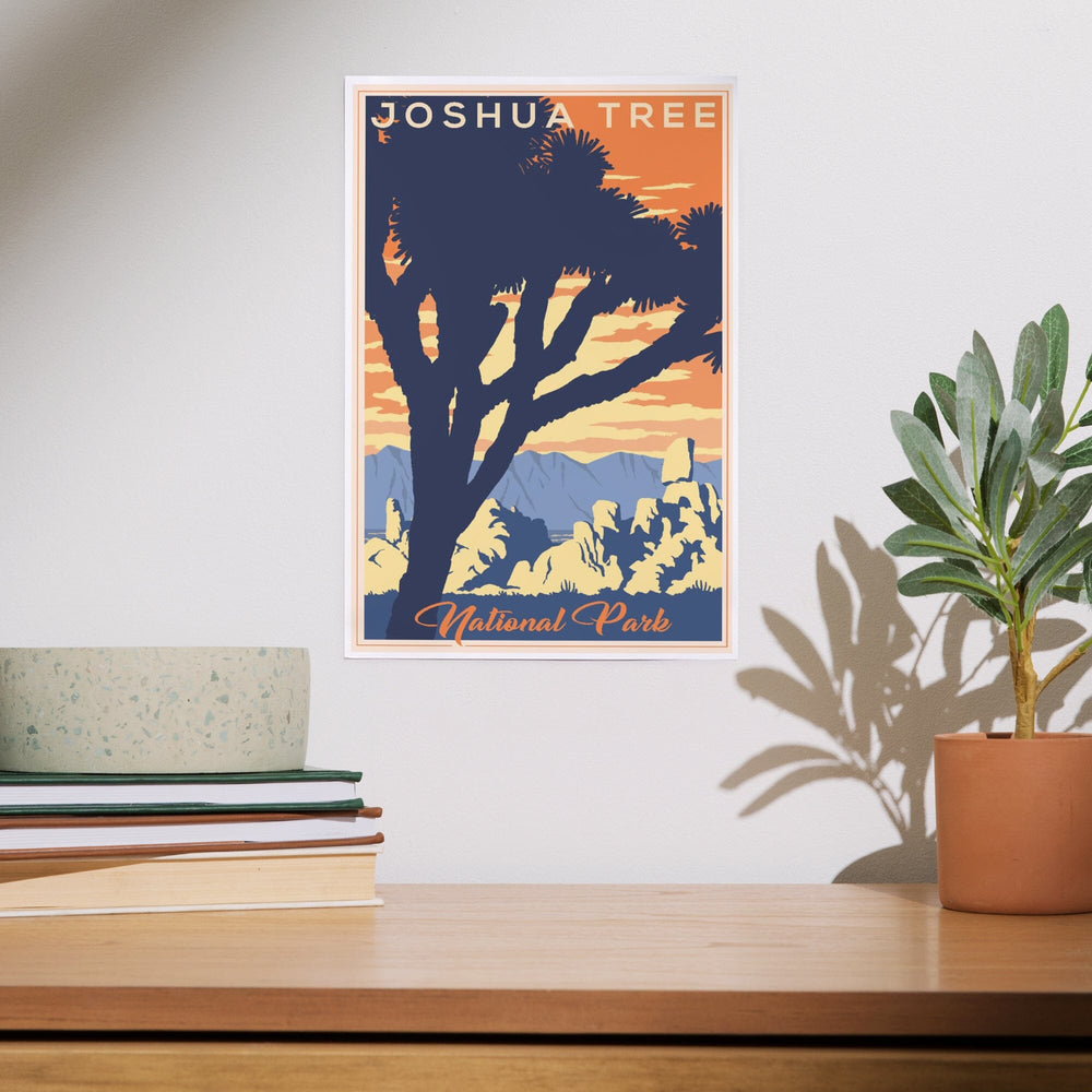 Joshua Tree National Park, California, Lithograph, Art & Giclee Prints - Lantern Press