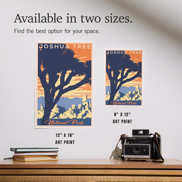 Joshua Tree National Park, California, Lithograph, Art & Giclee Prints - Lantern Press