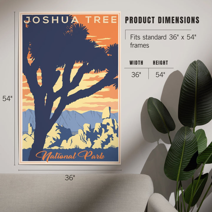 Joshua Tree National Park, California, Lithograph, Art & Giclee Prints - Lantern Press