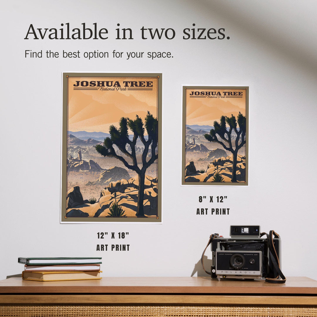 Joshua Tree National Park, California, Lithograph National Park Series, Art & Giclee Prints - Lantern Press