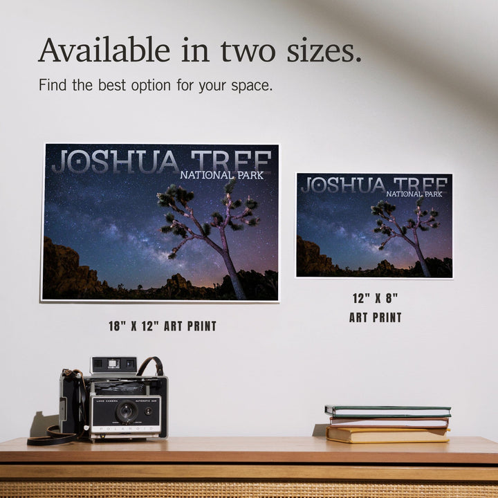 Joshua Tree National Park, California, Milky Way, Art & Giclee Prints - Lantern Press