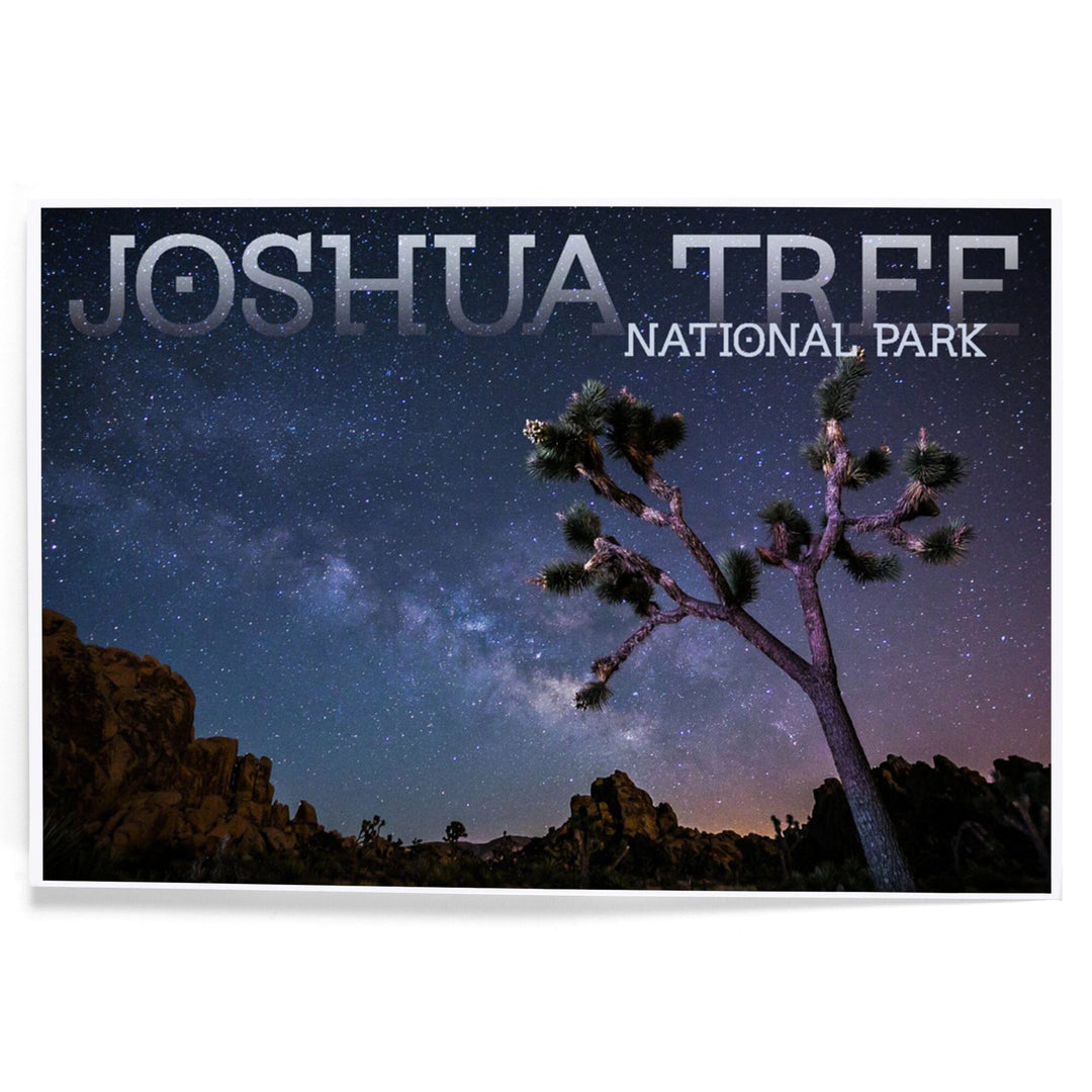 Joshua Tree National Park, California, Milky Way, Art & Giclee Prints - Lantern Press