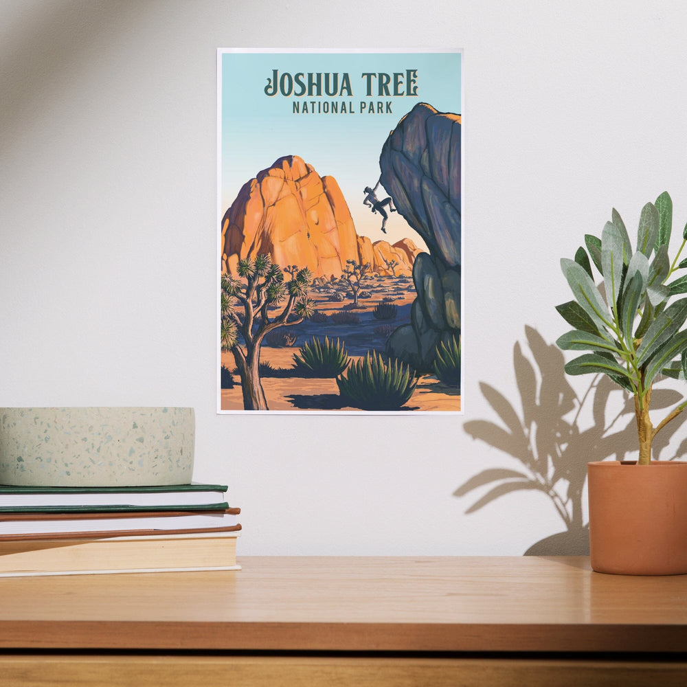 Joshua Tree National Park, California, Painterly National Park Series, Art & Giclee Prints - Lantern Press