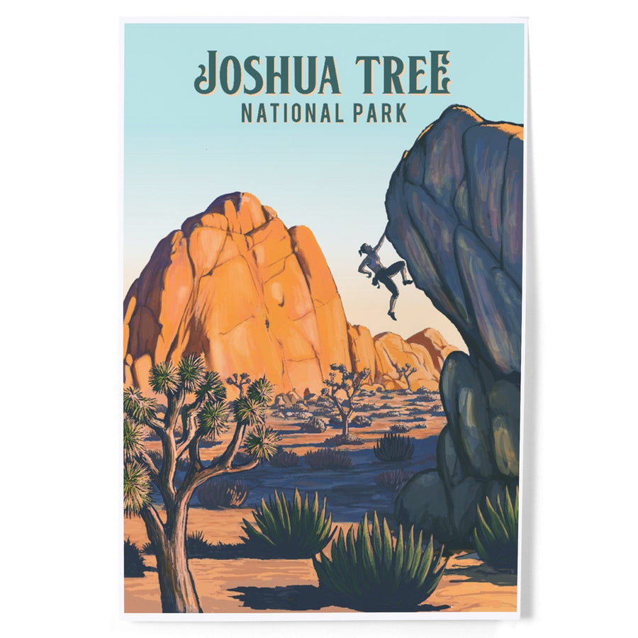 Joshua Tree National Park, California, Painterly National Park Series, Art & Giclee Prints - Lantern Press