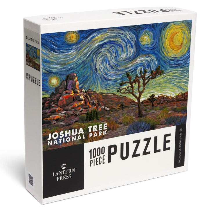 Joshua Tree National Park, Starry Night National Park Series, Jigsaw Puzzle Puzzle Lantern Press