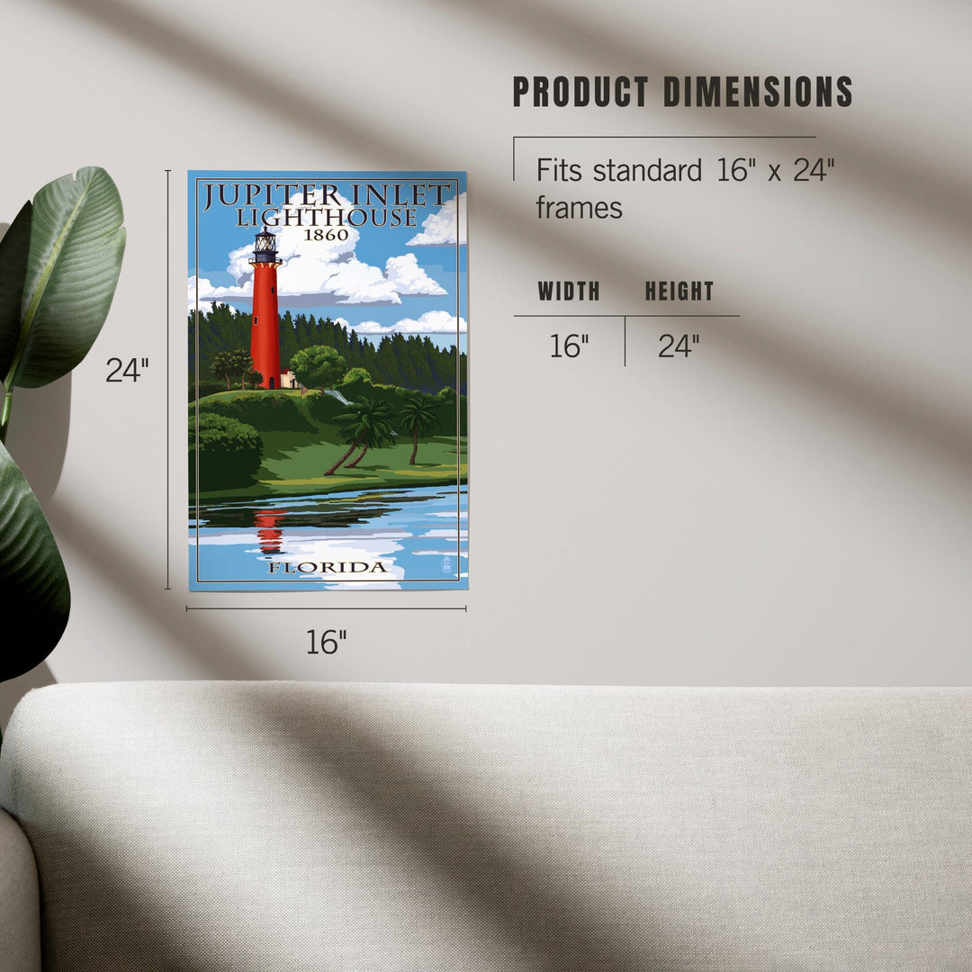 Jupiter, Florida, Jupiter Inlet Lighthouse, Art & Giclee Prints - Lantern Press