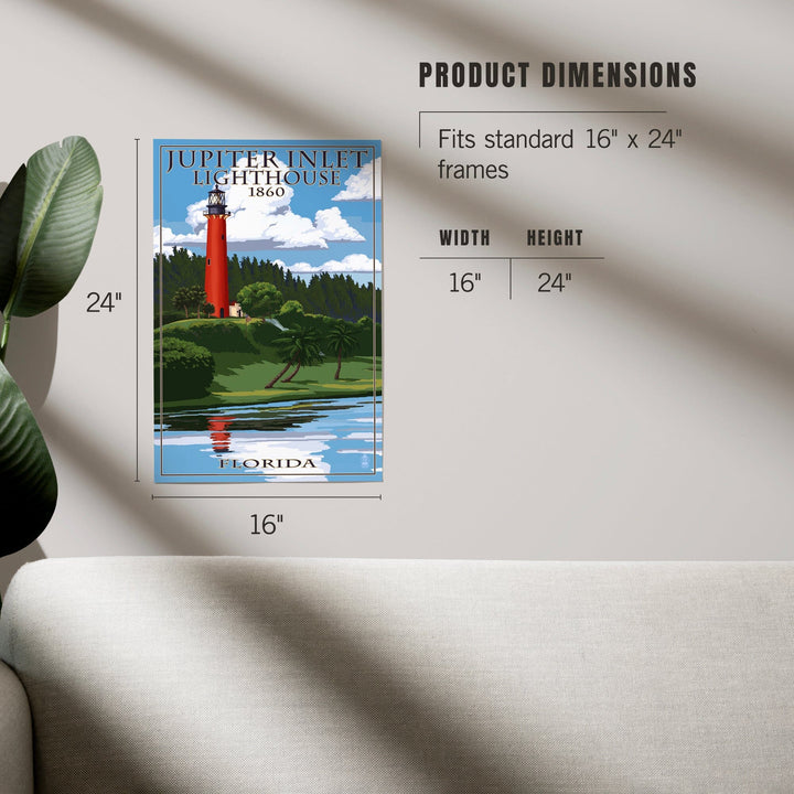 Jupiter, Florida, Jupiter Inlet Lighthouse, Art & Giclee Prints - Lantern Press