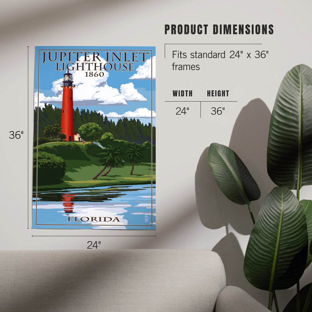 Jupiter, Florida, Jupiter Inlet Lighthouse, Art & Giclee Prints - Lantern Press