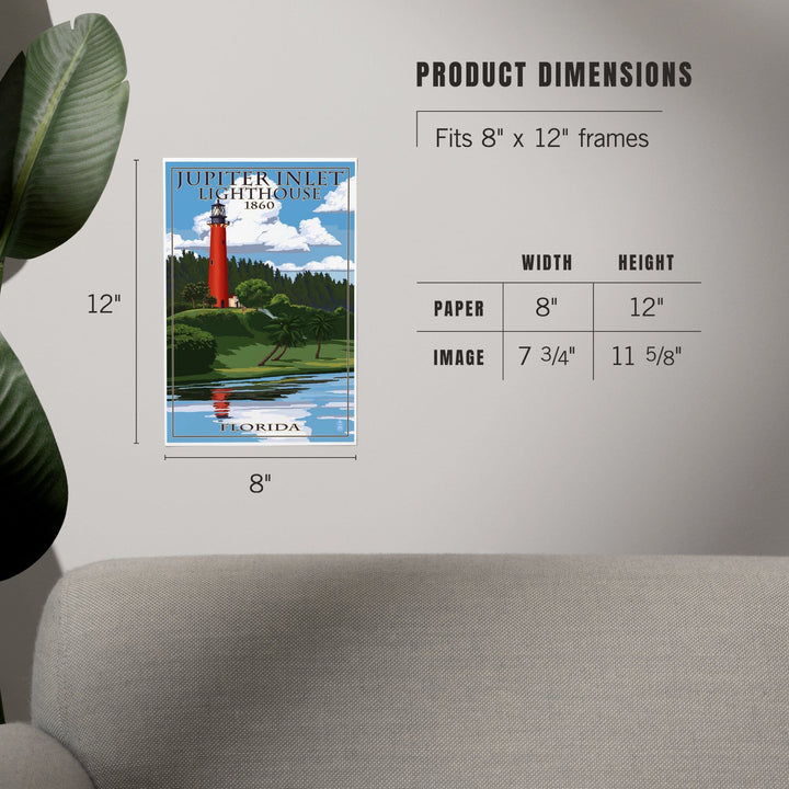 Jupiter, Florida, Jupiter Inlet Lighthouse, Art & Giclee Prints - Lantern Press
