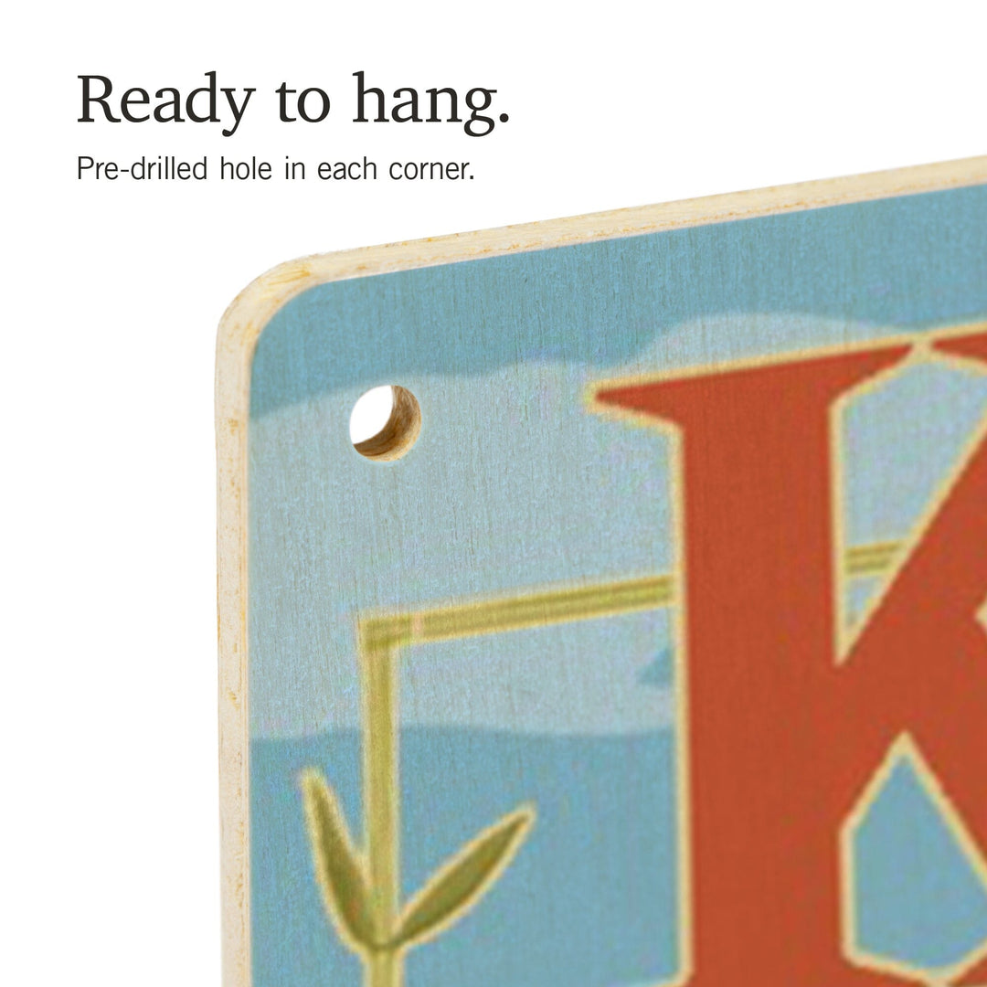 Kauai, Hawaii, Camper Van, Lantern Press Artwork, Wood Signs and Postcards - Lantern Press