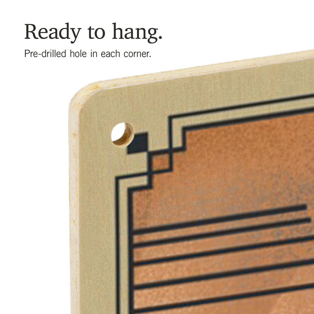 Kenai Fjords National Park, Alaska, Lithograph Park Series, Wood Signs and Postcards Wood Lantern Press