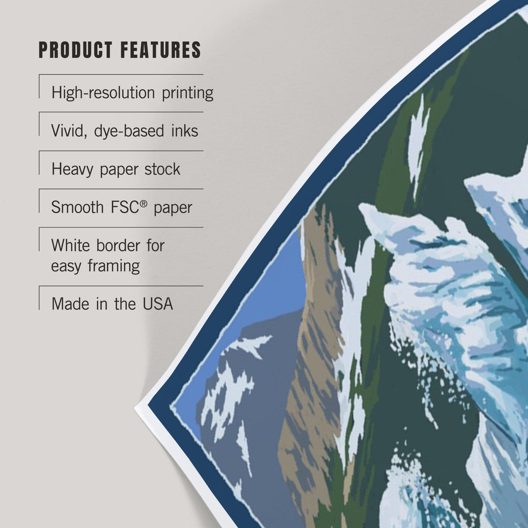 Kenai Fjords National Park, Alaska, Seals and Ice Shelf, Art & Giclee Prints - Lantern Press
