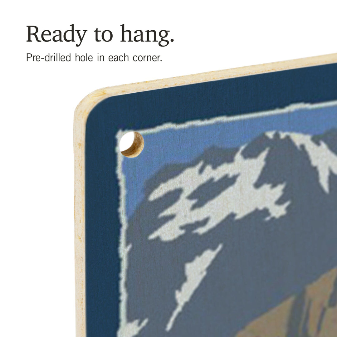 Kenai Fjords National Park, Alaska, Seals & Ice Shelf, Lantern Press Artwork, Wood Signs and Postcards - Lantern Press