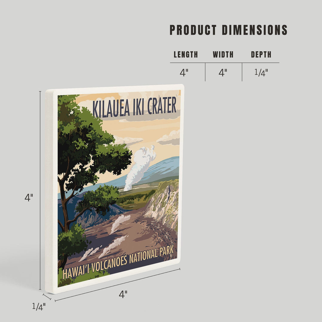 Kīlauea Iki Crater, Hawai‘i Volcanoes National Park, Coasters Coasters Lantern Press