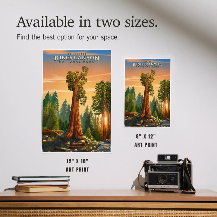 Kings Canyon National Park, California, General Grant, Oil Painting, Art & Giclee Prints - Lantern Press