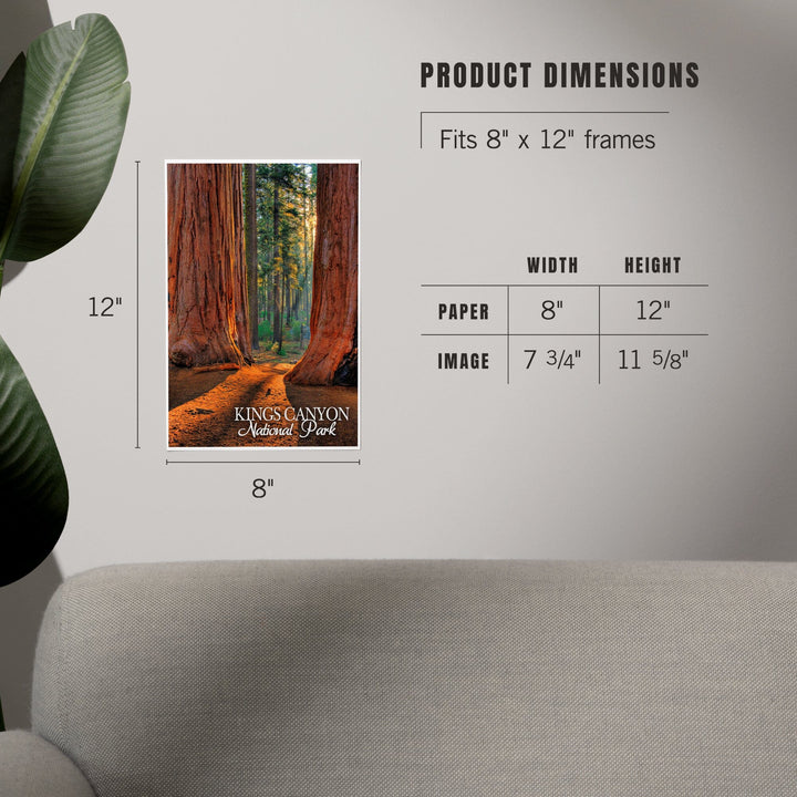 Kings Canyon National Park, California, Grants Grove, Art & Giclee Prints - Lantern Press