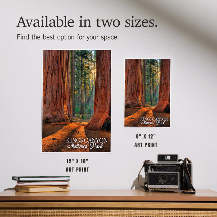Kings Canyon National Park, California, Grants Grove, Art & Giclee Prints - Lantern Press