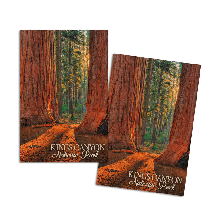 Kings Canyon National Park, California, Grants Grove, Lantern Press Photography, Wood Signs and Postcards - Lantern Press