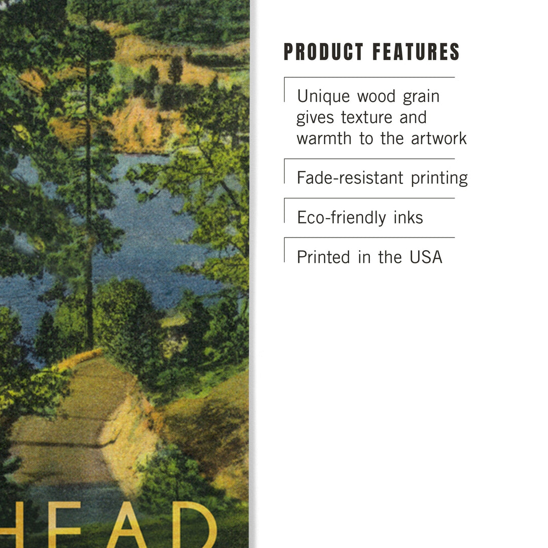 Lake Arrowhead, California, View towards the North Shore, Lantern Press Artwork, Wood Signs and Postcards - Lantern Press