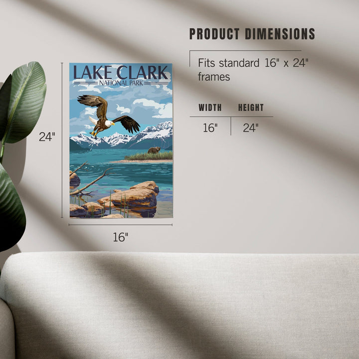 Lake Clark National Park, Alaska, Lake View, Art & Giclee Prints - Lantern Press