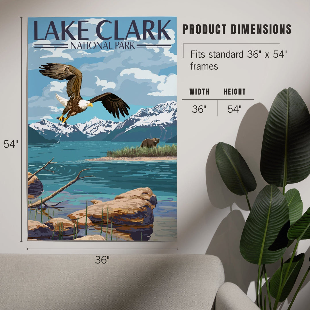 Lake Clark National Park, Alaska, Lake View, Art & Giclee Prints - Lantern Press