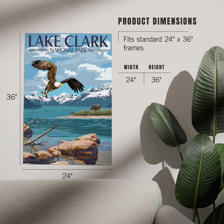 Lake Clark National Park, Alaska, Lake View, Art & Giclee Prints - Lantern Press
