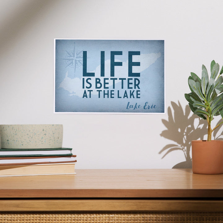 Lake Erie, United States, Lake Essentials, Life is Better at the Lake, Art & Giclee Prints - Lantern Press