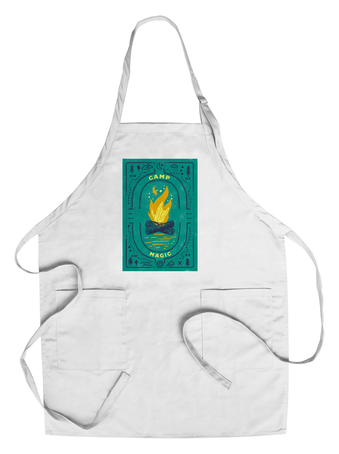 Lake Life Series, Camp Magic, Organic Cotton Kitchen Tea Towels - Lantern Press
